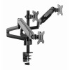 GEMBIRD BIURKOWE REGULOWANE RAMIĘ/UCHWYT NA 3 MONITORY 17-27, VESA 100X100MM, DO 7 KG-10719307