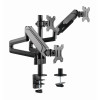 GEMBIRD BIURKOWE REGULOWANE RAMIĘ/UCHWYT NA 3 MONITORY 17-27, VESA 100X100MM, DO 7 KG-16052792