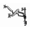 GEMBIRD BIURKOWE REGULOWANE RAMIĘ/UCHWYT NA 3 MONITORY 17-27, VESA 100X100MM, DO 7 KG-16052796