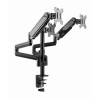GEMBIRD BIURKOWE REGULOWANE RAMIĘ/UCHWYT NA 3 MONITORY 17-27, VESA 100X100MM, DO 7 KG-16052797
