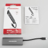 Axagon HMC-5G2 stacja dokująca USB 3.2 Gen 2 (3.1 Gen 2) Type-C Szary-16099931