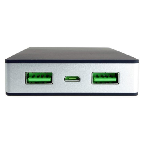 Power Bank PowerNeed P10000B (10000mAh; microUSB, USB 2.0; kolor czarny)-1602799
