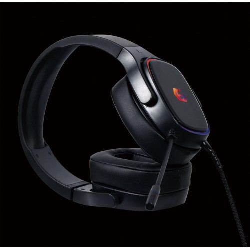 GEMBIRD GAMINGOWY ZESTAW SŁUCHAWKOWY 7.1 NA USB Z PODŚWIETLENIEM RGB-16042665
