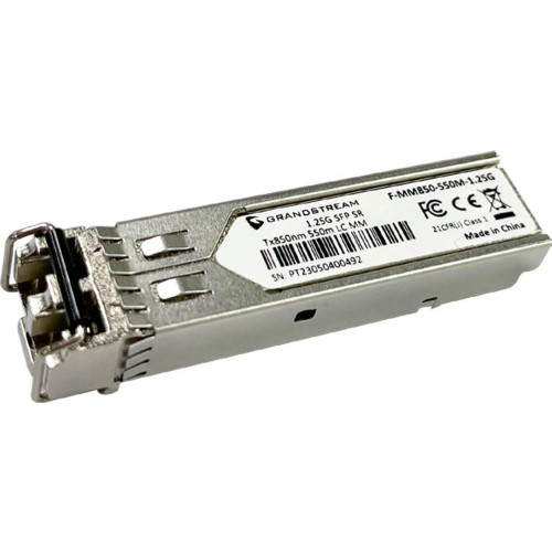Grandstream SFP+ Moduł Światłowodowy (Multi-Mode, 850nm Wave-Length, 550-Meter, 1.25Gbps) | Sieć | Moduły SFP