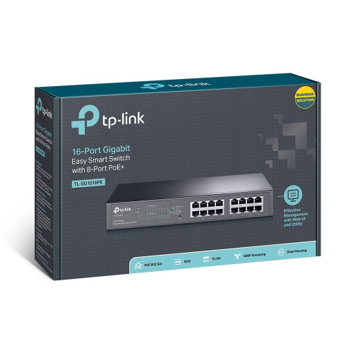 Switch TP-LINK TL-SG1016PE (16x 10/100/1000Mbps)-16046447