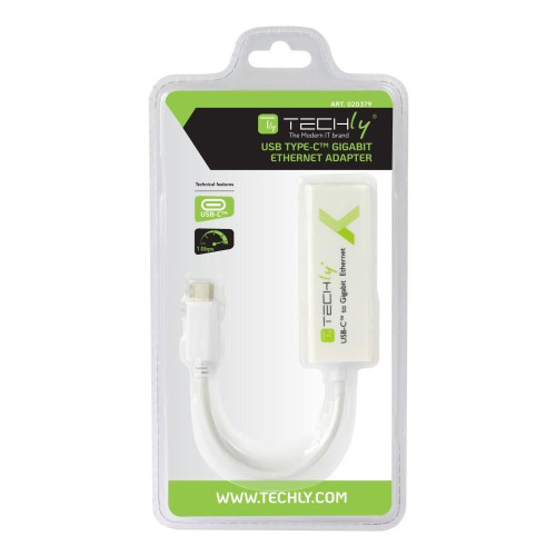 TECHLY KARTA SIECIOWA ADAPTER USB-C 3.1 NA RJ45 GI-16049192