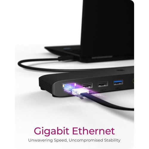 Stacja dokująca IcyBox USB Type-C mit dreifach Videoausgabe-16051718