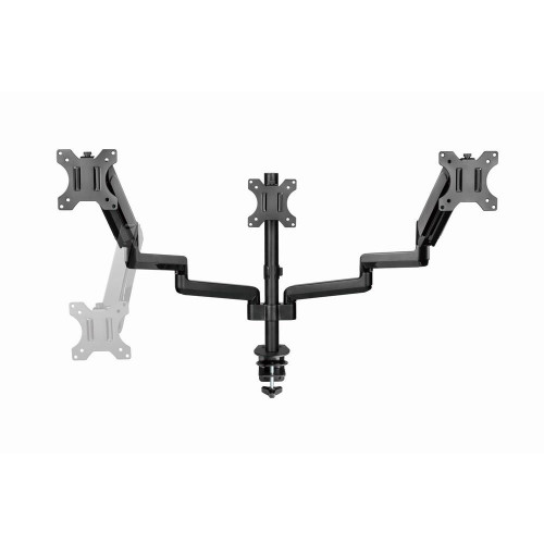GEMBIRD BIURKOWE REGULOWANE RAMIĘ/UCHWYT NA 3 MONITORY 17-27, VESA 100X100MM, DO 7 KG-16052798