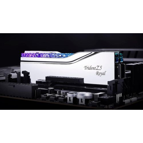 G.SKILL TRIDENT Z5 ROYAL RGB DDR5 2X16GB 6000MHZ CL28 SILVER F5-6000J2836G16GX2-TR5S-16062054
