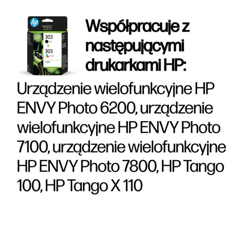 HP Zestaw 2 oryginalnych tuszów 303: czarny i trójkolorowy-16076613