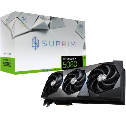 Karta graficzna MSI GeForce RTX 5080 16GB SUPRIM SOC GDDR7
