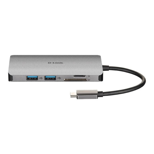 D-Link DUB-M810 stacja dokująca Przewodowa USB 3.2 Gen 1 (3.1 Gen 1) Type-C Aluminium-16087773