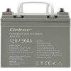 Qoltec Akumulator AGM | 12V | 36Ah | Bezobsługowy | Wydajny | LongLife | do UPS, skutera-16123878