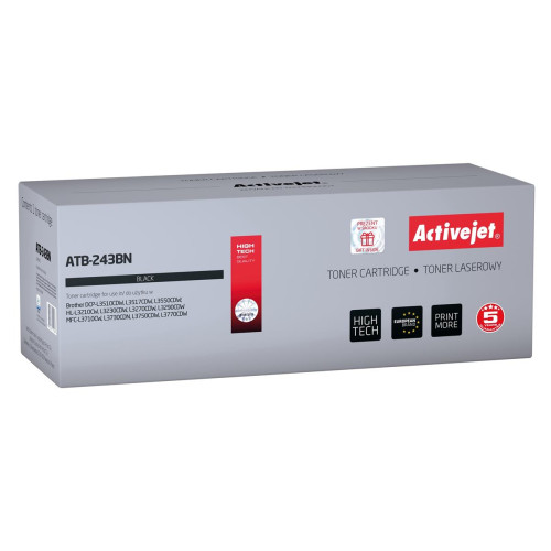 Activejet ATB-243BN Toner (zamiennik Brother TN-243BK; Supreme; 1000 stron; czarny)-572655