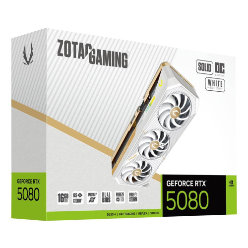 Karta graficzna ZOTAC GAMING GeForce RTX 5080 SOLID OC 16GB White-16122691