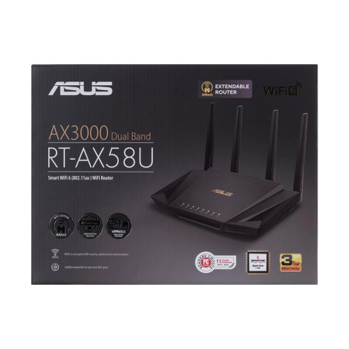 ASUS-RT-AX58U AX3000 dual-band Wi-Fi router-16138561