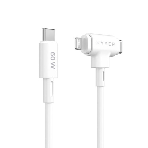 Hyper HyperJuice kabel USB USB 2.0 1,5 m USB C USB C/Lightning Biały-16142178