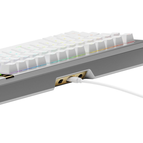 Klawiatura gamingowa Glorious GMMK 3 Pro HE 75% Custom Gaming-Tastatur - Pre-Built, Fox HE Switches, Silber-16153634