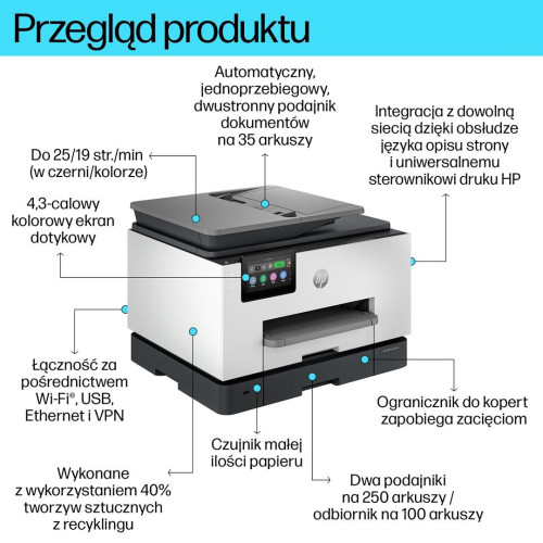 HP OfficeJet Pro Urządzenie wielofunkcyjne 9130b-16154310