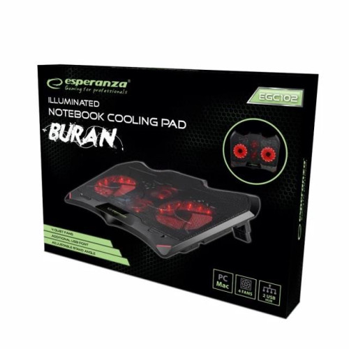 ESPERANZA PODSTAWKA CHŁODZĄCA GAMING BURAN EGC102-16177705