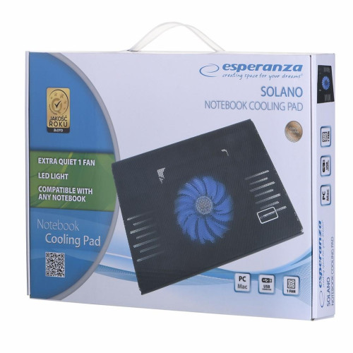 Podstawka chłodząca pod notebook Esperanza EA142 (15.x cala; 1 wentylator; HUB)-16177714