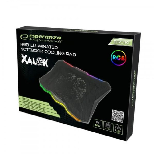 ESPERANZA PODSTAWKA CHŁODZĄCA GAMING RGB XALOK EGC110-16177775