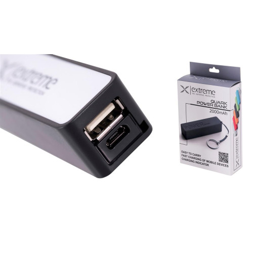 ESPERANZA POWER BANK 2000MAH QUARK CZARNY XMP101K-16186947