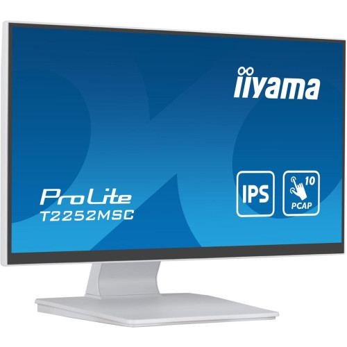 Monitor T2252MSC-W2 21.5 cali biały dotykowy z powłoką antyodciskową-16190457
