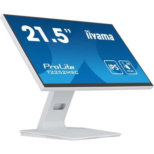 Monitor T2252MSC-W2 21.5 cali biały dotykowy z powłoką antyodciskową-16190458