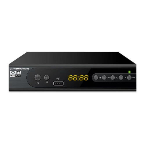 ESPERANZA TUNER DVB-T2 H.265/HEVC EV106P-16195541