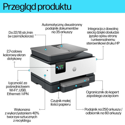 Urządzenie wielofunkcyjne HP OfficeJet Pro 9120b-16200839