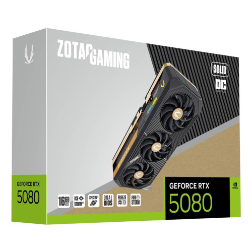 Karta graficzna ZOTAC GAMING GeForce RTX 5080 SOLID OC 16GB-16213587