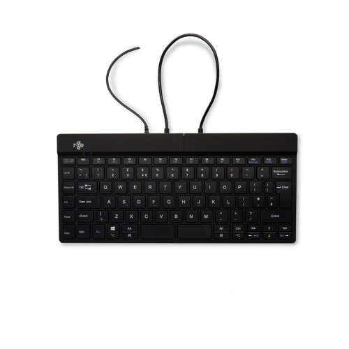Klawiatura R-Go Split Break ergonomiczna UK-išdestymas juodas-16284497