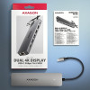 AXAGON HMC-7HX2 Hub USB, 2x USB-A, 1x USB-C, 2x HDMI 2.0, 1x RJ45, 100 W PD – srebrny-16326668