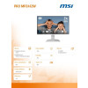 Monitor PRO MP2412W 23.8 cala LED/FHD/Flat/100Hz/Biały-16389277