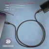 BUCM32-CM05AB Kabel USB-C - USB-C 3.2 Gen 2 0.5m, PD 100W, 5A, 4K HD, ALU, oplot, czarny-16389957
