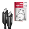 BUCM32-CM05AB Kabel USB-C - USB-C 3.2 Gen 2 0.5m, PD 100W, 5A, 4K HD, ALU, oplot, czarny-16389959