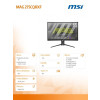 Monitor 27 cali MAG 275CQRXF LED/QHD/Curved/240Hz/czarny-16390316