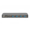 Przełącznik KVM, 4 portowy, 4K 60Hz, 4x DP IN, 1x DP OUT, 1x HDMI OUT, 2x USB A, 1x Audio IN&OUT-16392056