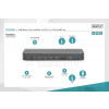 Przełącznik KVM, 4 portowy, 4K 60Hz, 4x DP IN, 1x DP OUT, 1x HDMI OUT, 2x USB A, 1x Audio IN&OUT-16392058