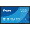 Monitor 75 cali TE7513A-B1AG INFRARED,40pkt,IPS,4K,7H,450cd/m2, WiFi,USB, ANDROID 14, Google EDLA,2x20W, UCHWYT CIENNY