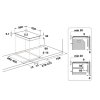 Płyta ceramiczna 2 pola WRD6030B-16393108