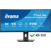 Monitor 34 cali XCB3497WQSNP-B1 VA,UWQHD,1500R,USB-cDock,KVM,95W, 2xHDMI, 1xDP, RJ45,2x5W,21:9 /5y/