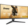 Monitor G-Master 34 cale GCB3486WQSCP-B1,VA,UWQHD,240HZ,1500R,500cd,21:9, USB-C dock 95W, RJ45, 2x5W-16395700
