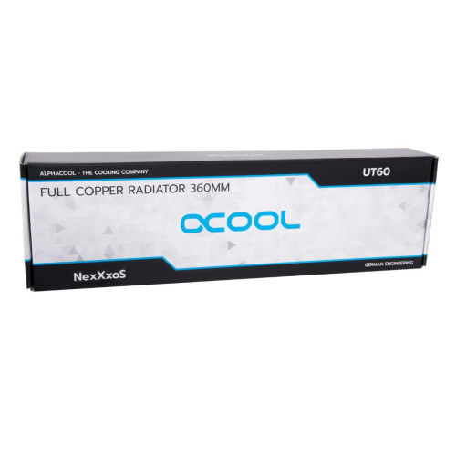 Grzejnik dwuprzepływowy Alphacool NexXxoS UT60 Full Copper – 360mm-16324375