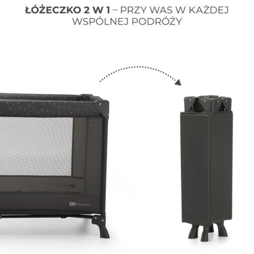 Łóżeczko turystyczne JOY LIGHT GREY-16388995