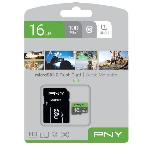 Karta pamięci microSDHC Elite 16GB P-SDU16GU185GW-GE-16389238