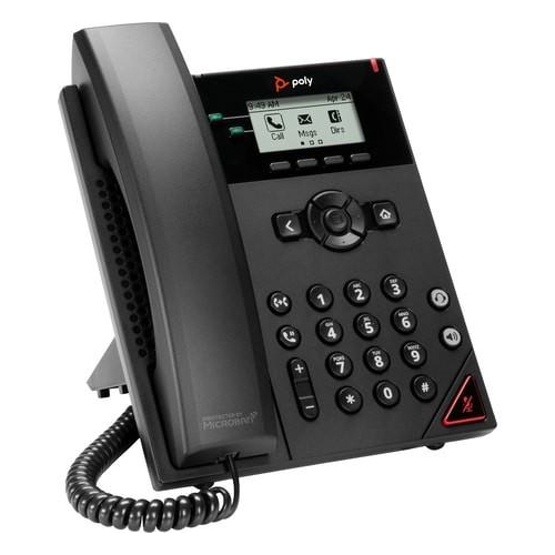 Telefon IP 2-liniowy VVX 150 z obsługą zasilania PoE 911N0AA