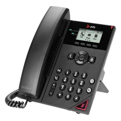 Telefon IP 2-liniowy VVX 150 z obsługą zasilania PoE 911N0AA-16390597
