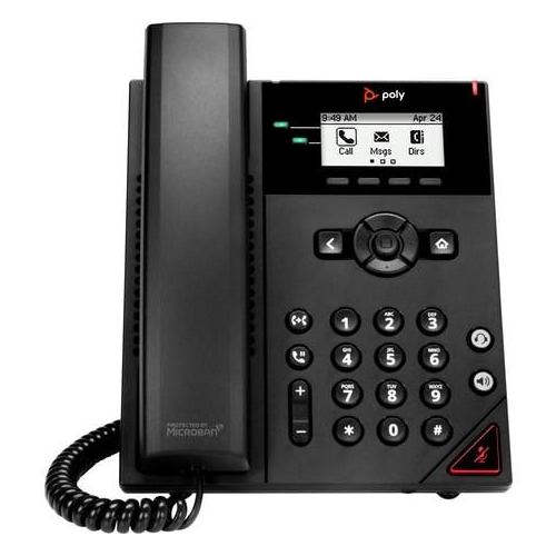 Telefon IP 2-liniowy VVX 150 z obsługą zasilania PoE 911N0AA-16390598